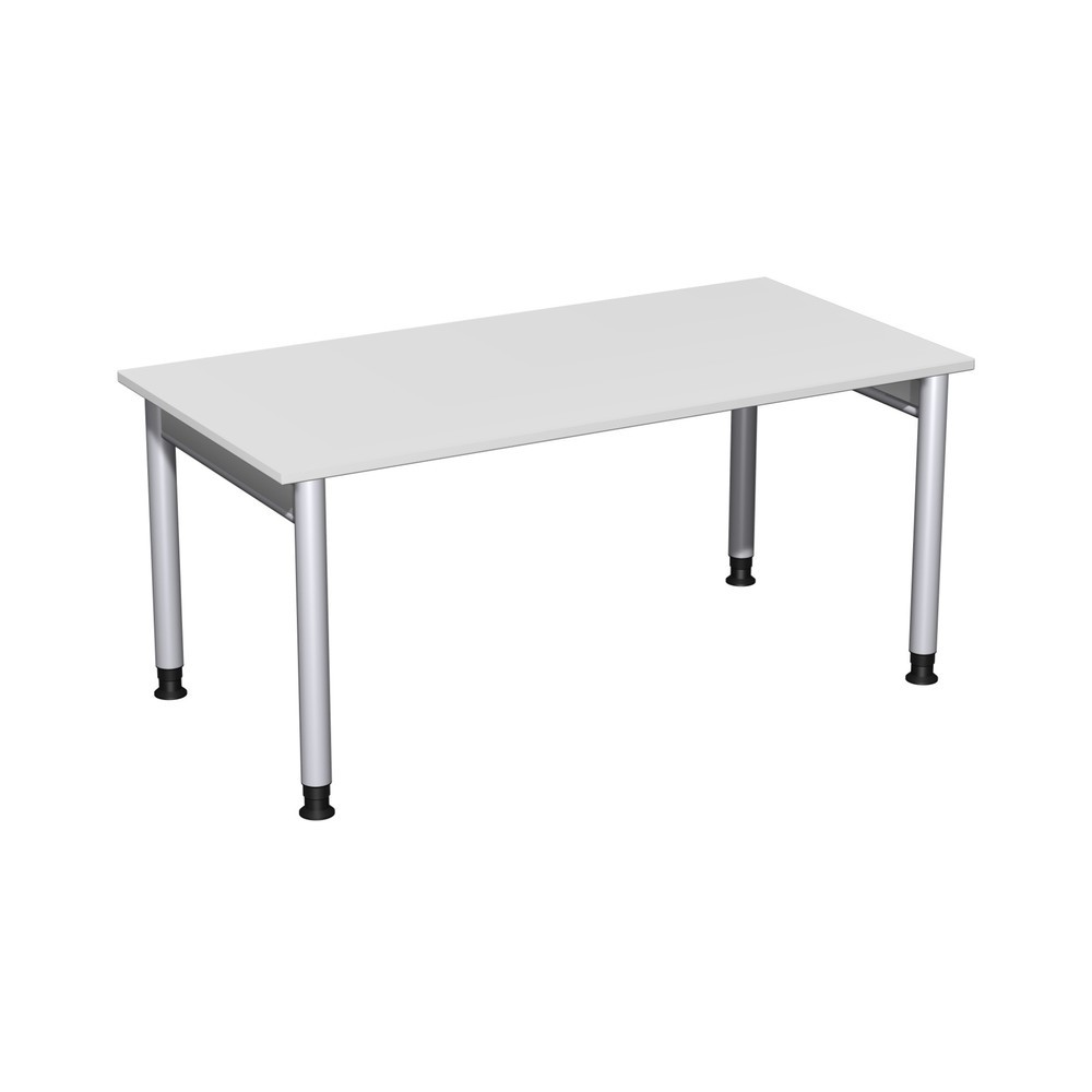 Productafbeelding nr. 1: Bureau Profi, frame met 4 poten in hoogte verstelbaar, bxd 1.600 x 800 mm, lichtgrijs