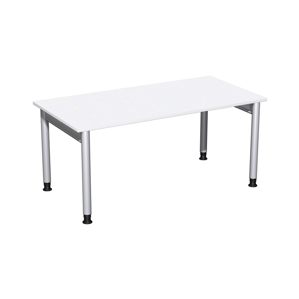 Productafbeelding nr. 1: Bureau Profi, frame met 4 poten in hoogte verstelbaar, bxd 1.600 x 800 mm, wit