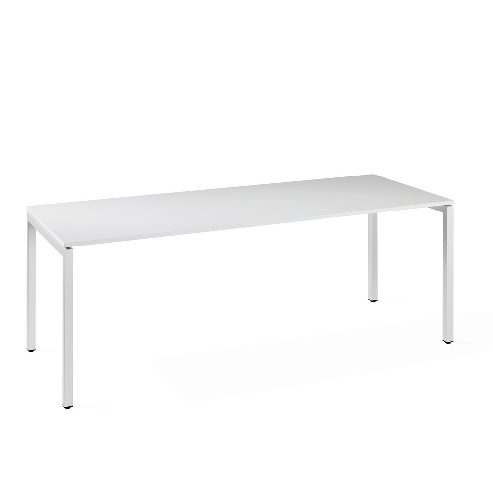 Productafbeelding nr. 2: Bureautafel Simplify, onderstel met 4 poten, b x d 1.800 x 800 mm, wit