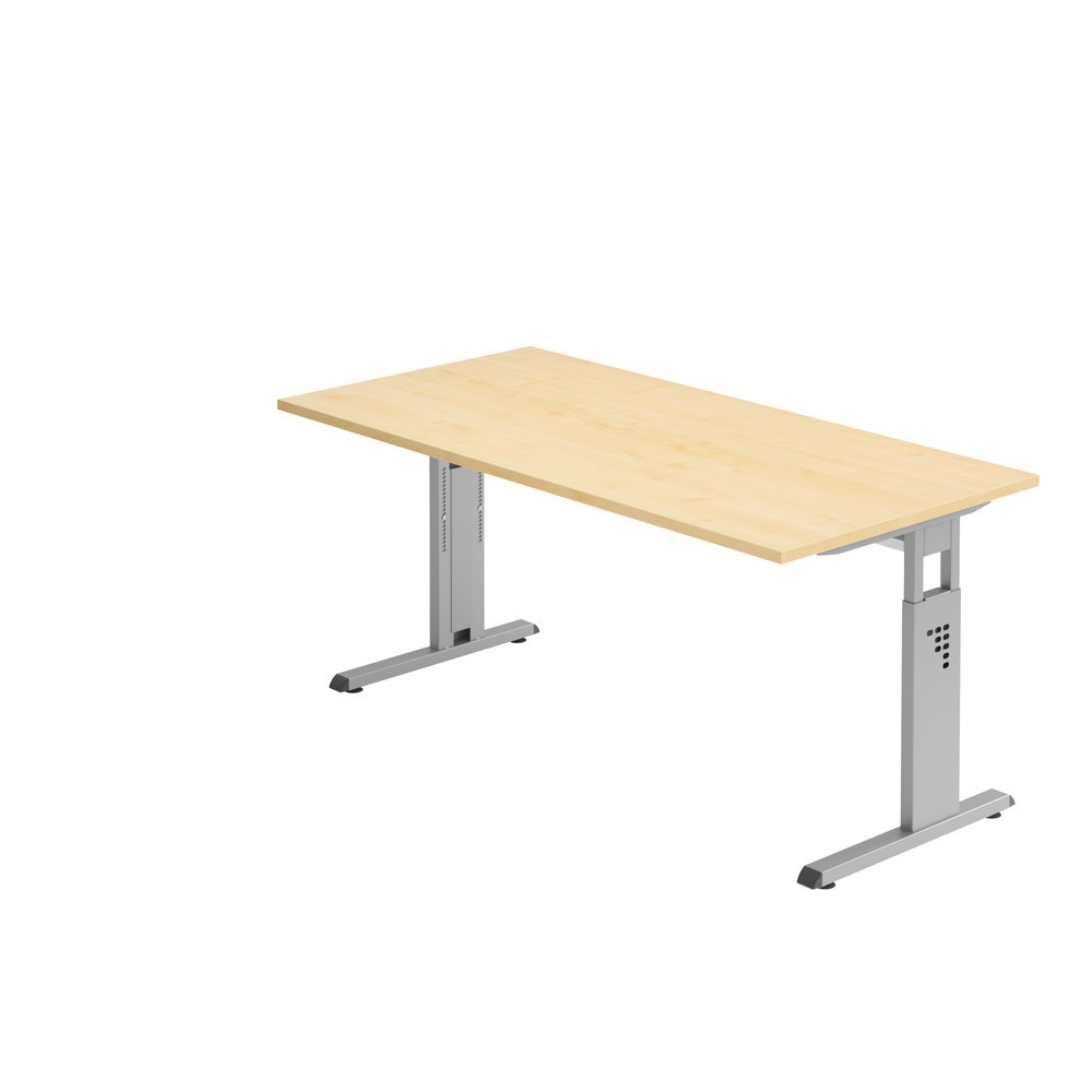 Productafbeelding nr. 1: Bureau Solid, in hoogte verstelbaar, bxd 1.600 x 800 mm, ahorn