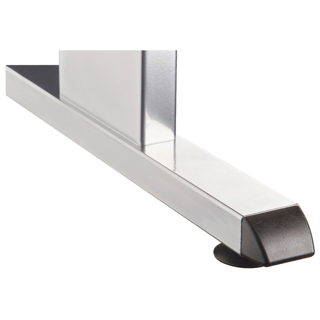 Hammerbacher handmatig in hoogte verstelbaar bureau Solid, C-poot, BxD 1.600 x 800 mm, grijs Productafbeelding nr. 5: Hammerbacher handmatig in hoogte verstelbaar bureau Solid, C-poot, BxD 1.600 x 800 mm, grijs