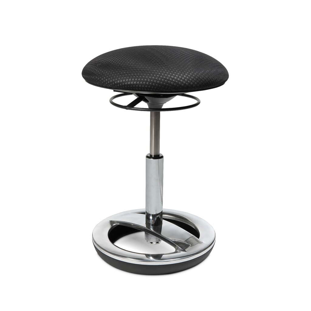 Topstar® ergonomische kruk Sitness®, zithoogte 44-57 cm, zwart Product afbeelding: Topstar® ergonomische kruk Sitness®, zithoogte 44-57 cm, zwart
