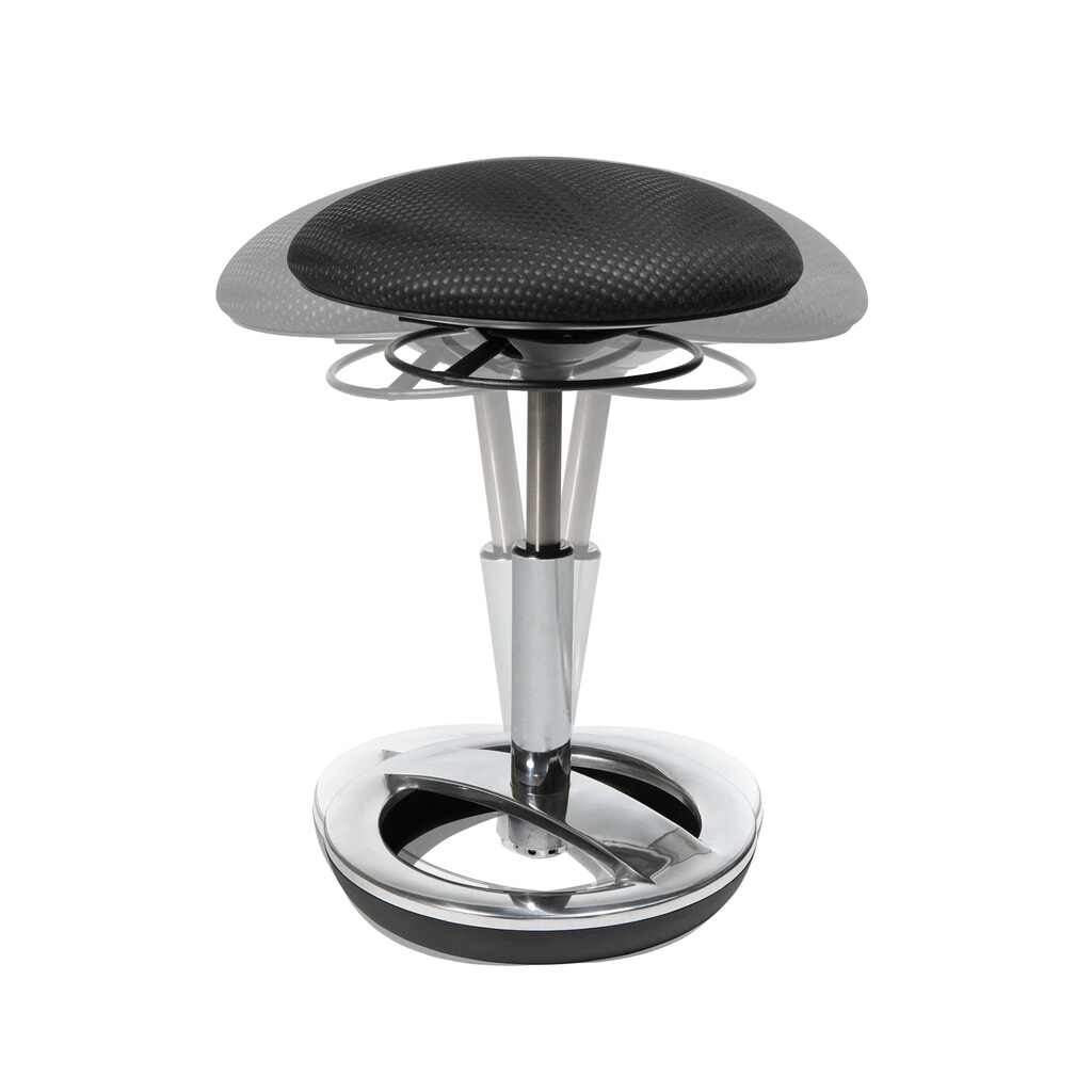 Topstar® ergonomische kruk Sitness®, zithoogte 44-57 cm, zwart Productafbeelding nr. 2: Topstar® ergonomische kruk Sitness®, zithoogte 44-57 cm, zwart