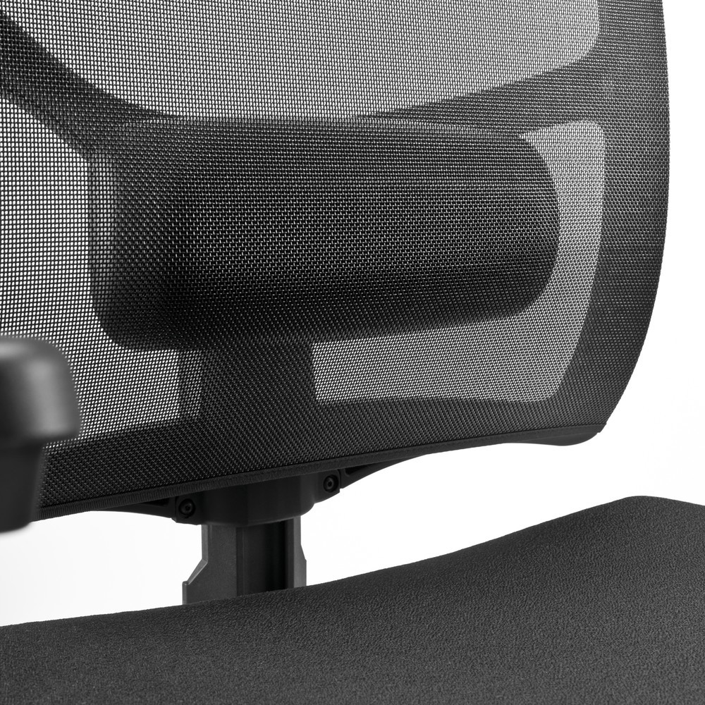 Productafbeelding nr. 2: Bureaustoel Hammerbacher Premium 2, net-rugleuning, hoofdsteun, in hoogte verstelbare armleuningen
