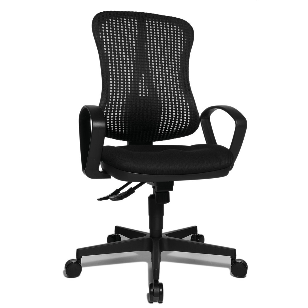Productafbeelding nr. 2: Bureaustoel Head Point SY, zwart/zwart, design-voet