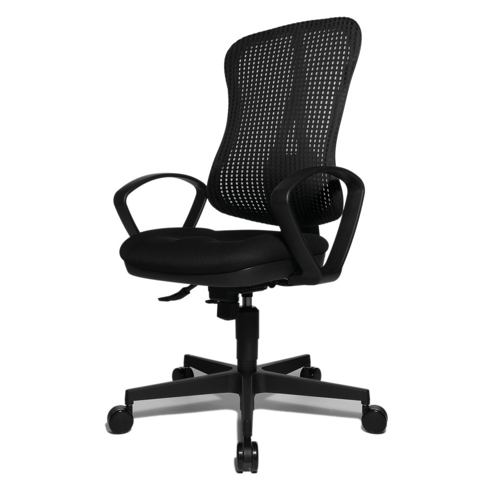 Productafbeelding nr. 3: Bureaustoel Head Point SY, zwart/zwart, design-voet