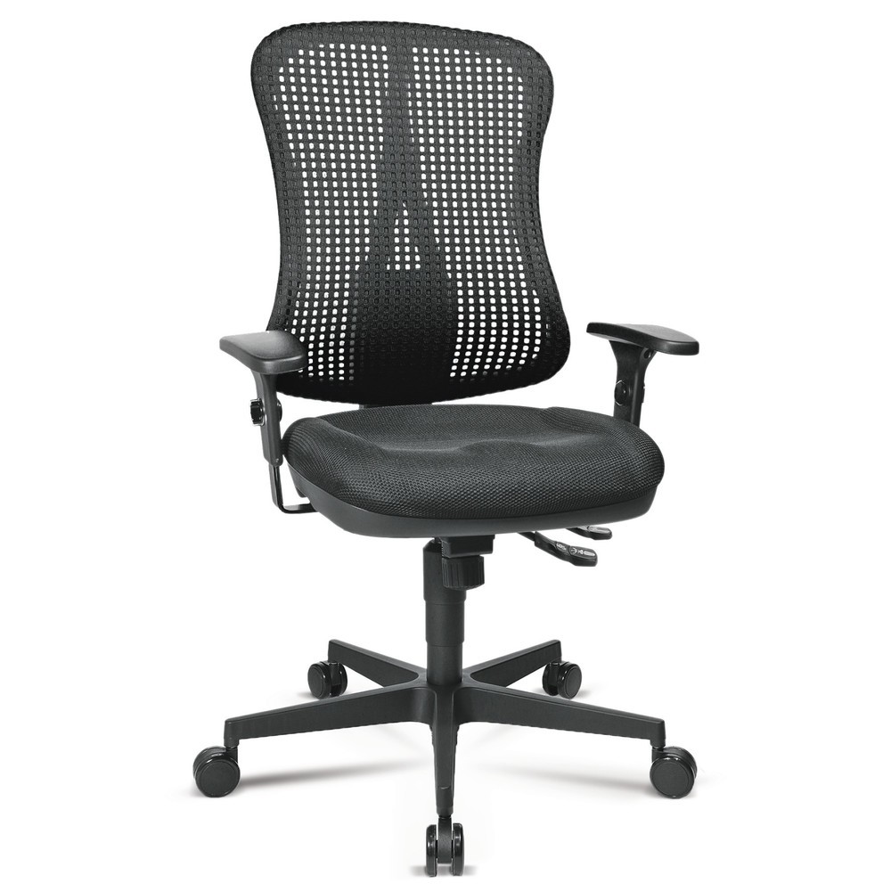 Product afbeelding: Bureaustoel Head Point SY, zwart/zwart, design-voet