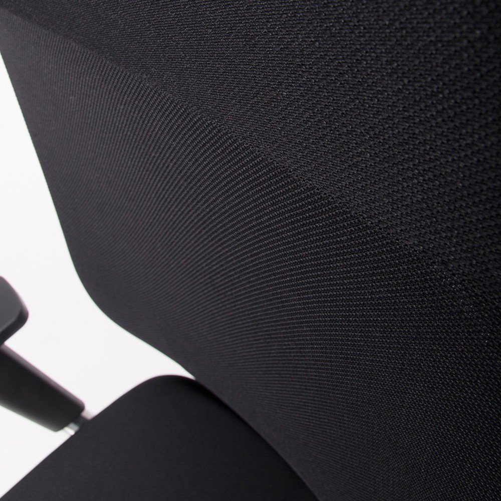 Productafbeelding nr. 5: Bureaustoel lento agilis matrix MT13, 100% polyester, zwart, armleuningen met aluminium steunen