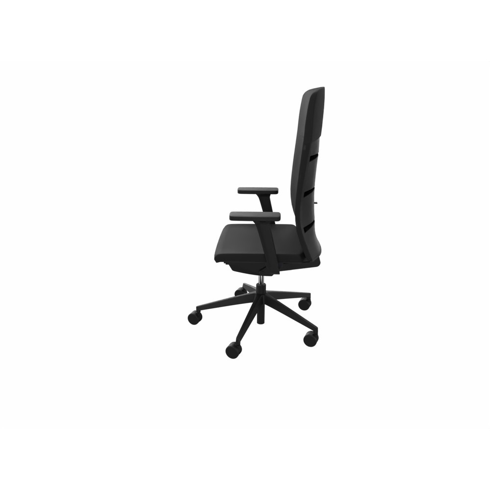 Productafbeelding nr. 4: Bureaustoel lento agilis matrix MT13, 100% polyester, zwart, armleuningen met kunststof steunen