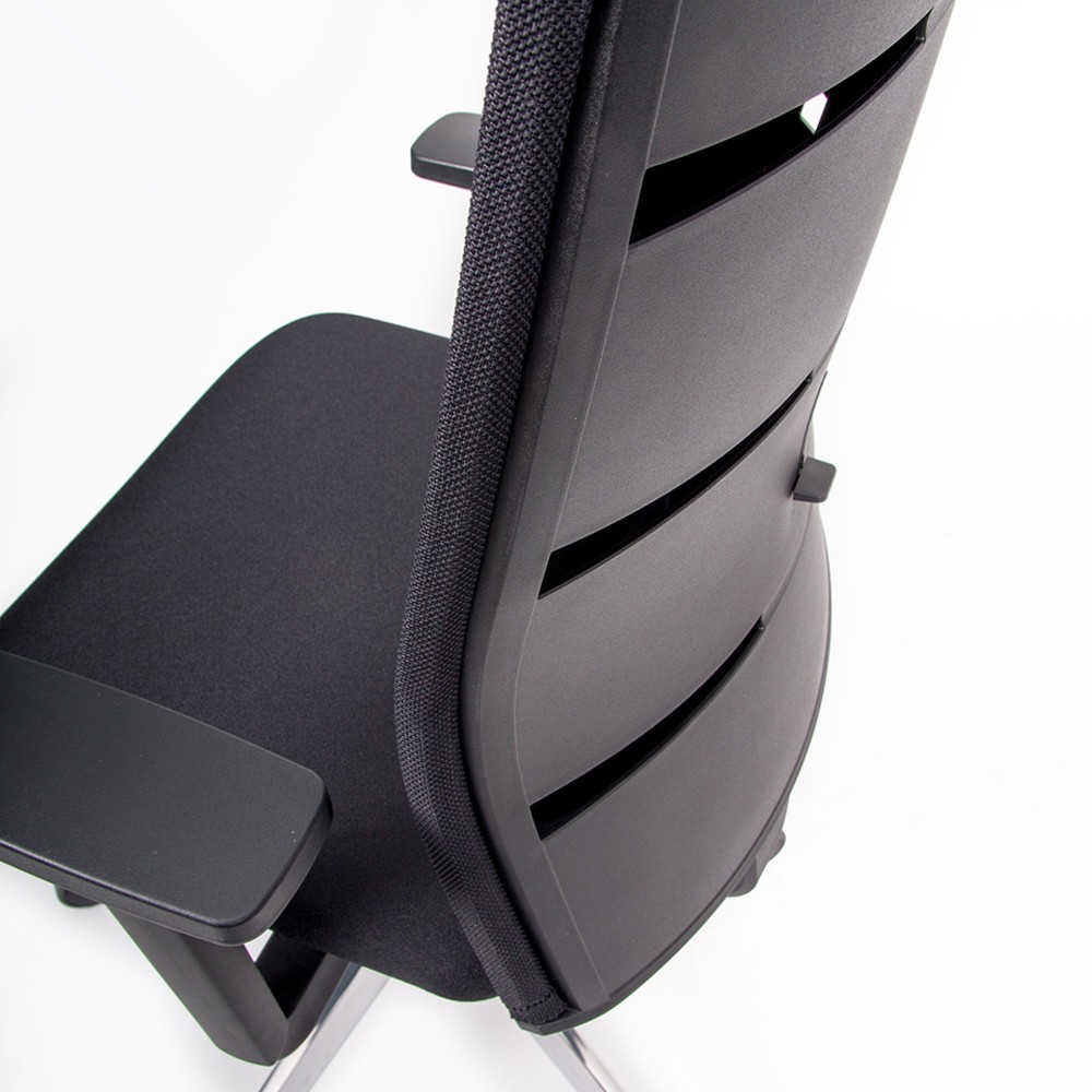 Productafbeelding nr. 4: Bureaustoel lento agilis matrix MT14, 100% polyester, zwart