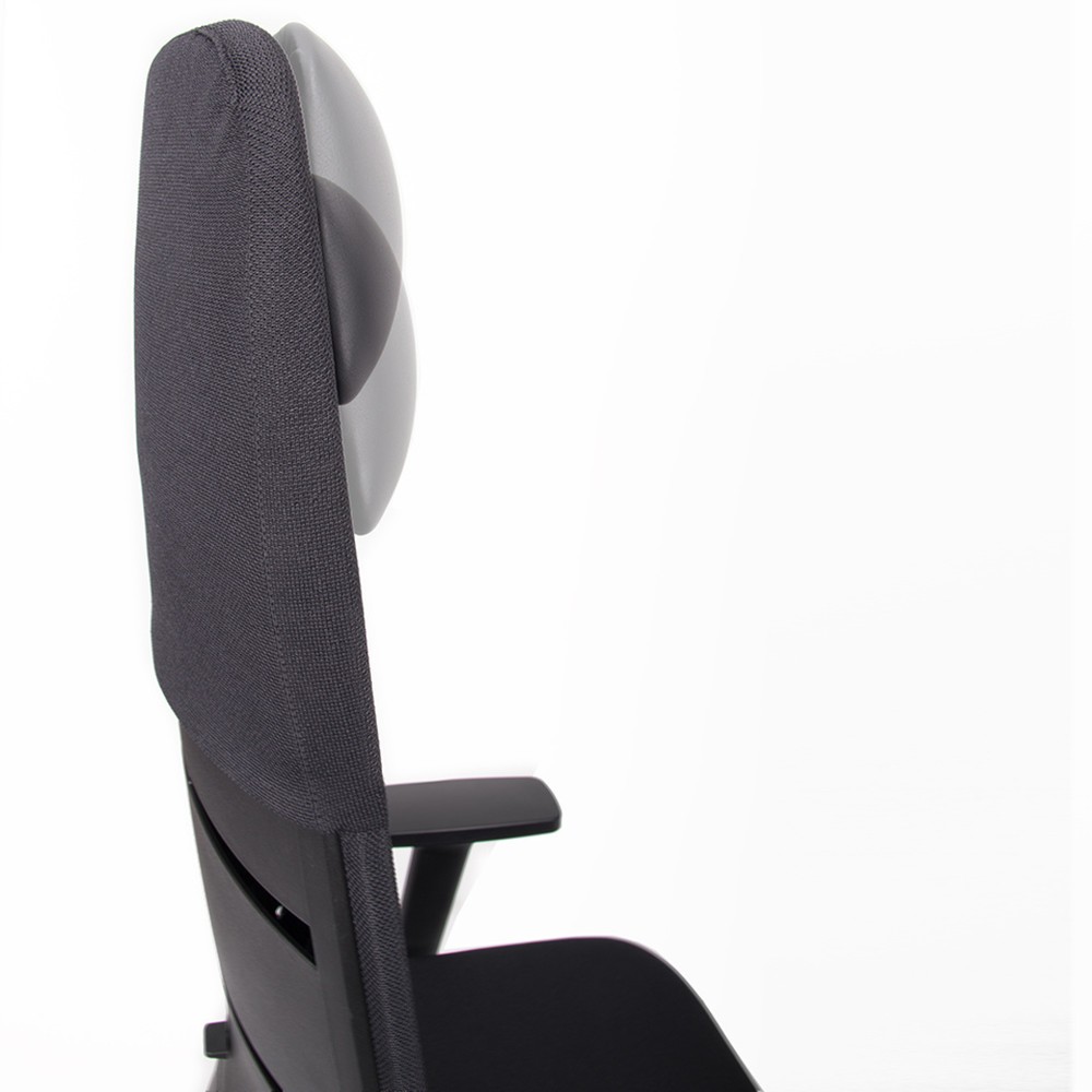 Productafbeelding nr. 5: Bureaustoel lento agilis matrix MT14, 100% polyester, zwart