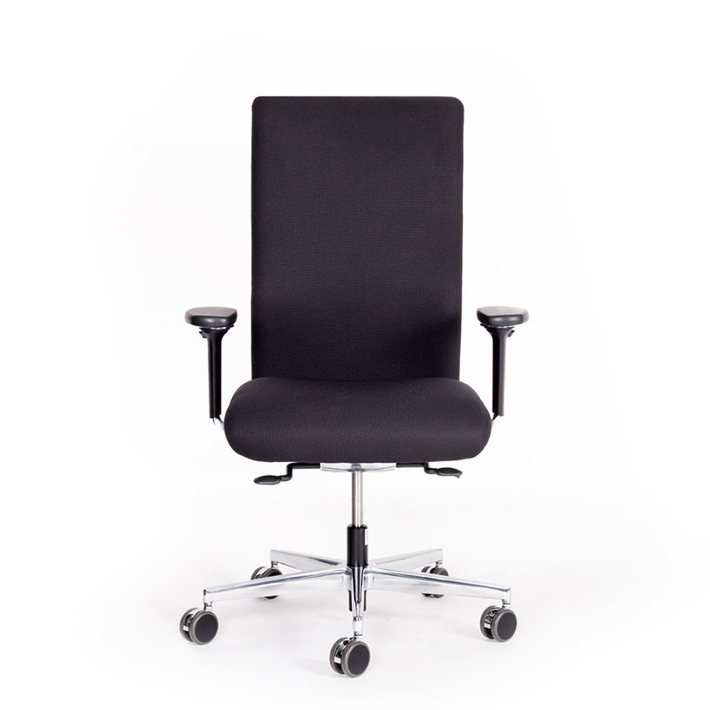 Product afbeelding: Bureaustoel lento agilis XL AG12, 100% polyester, zwart