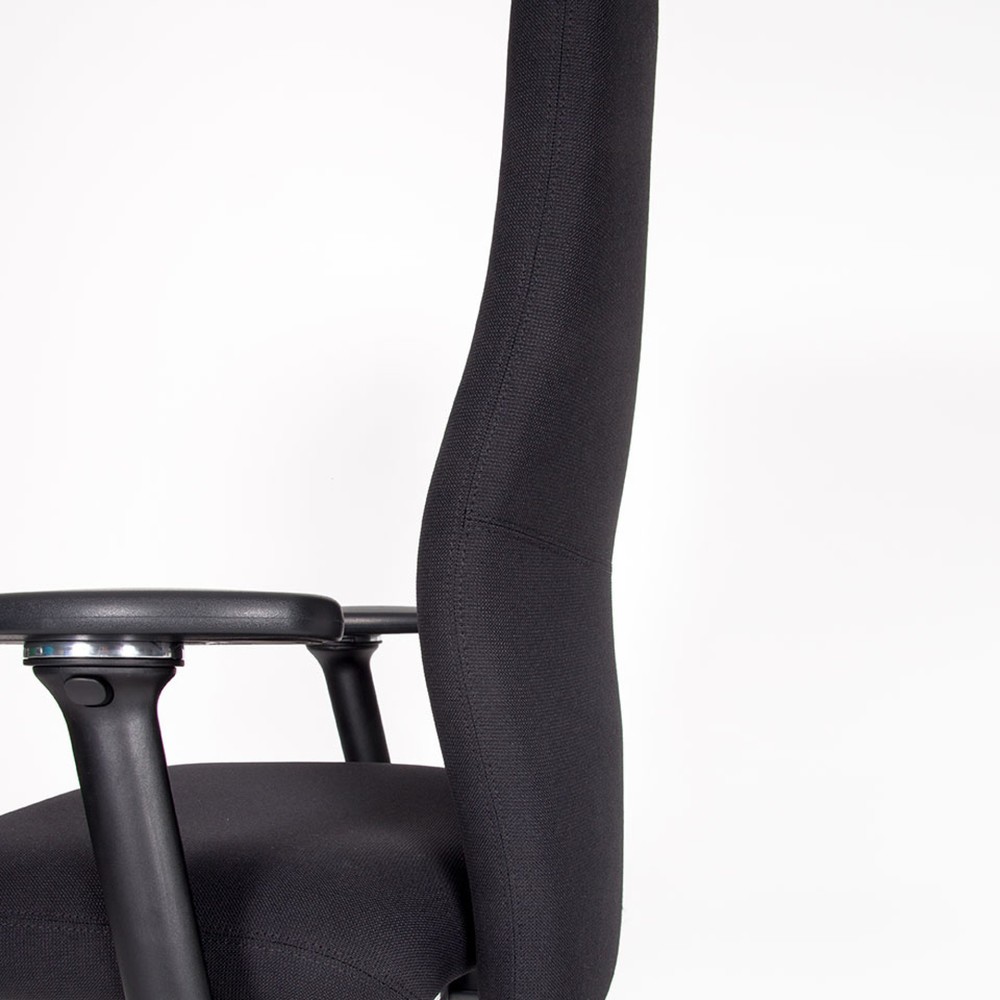 Productafbeelding nr. 5: Bureaustoel lento agilis XL AG12, 100% polyester, zwart