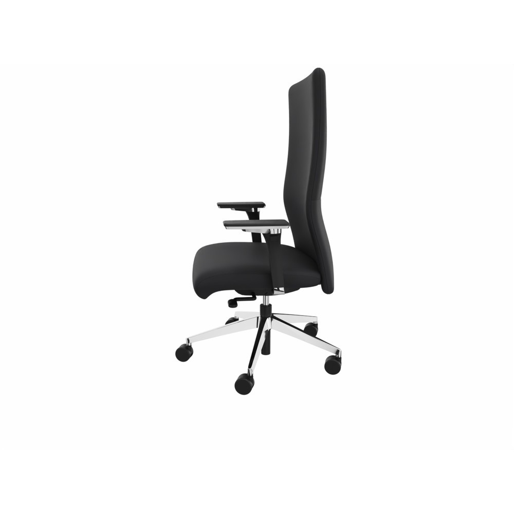 Productafbeelding nr. 3: Bureaustoel lento agilis XL AG13, 100% echt leder, zwart