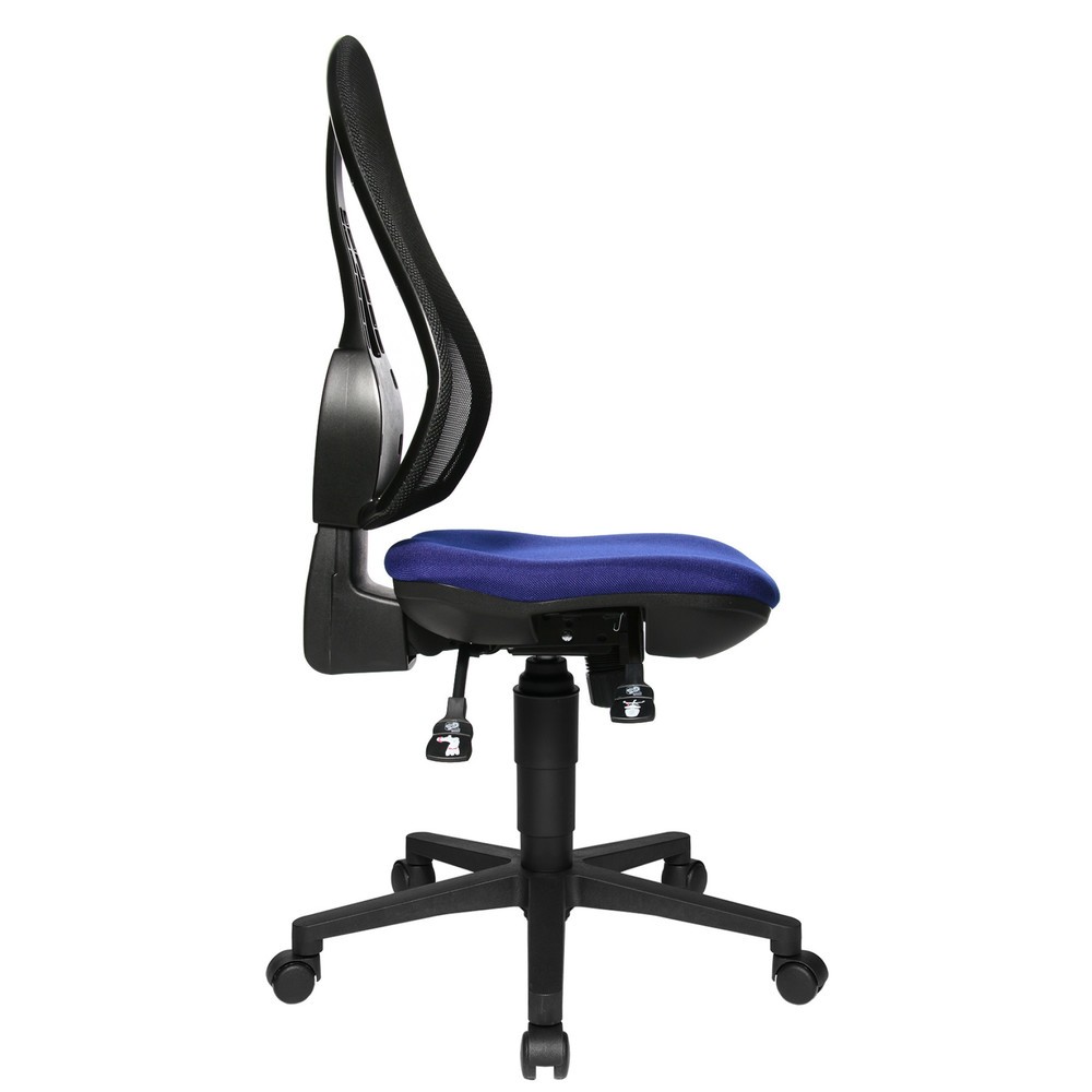 Productafbeelding nr. 2: Antihernia-draaistoel netoptiek, blauw
