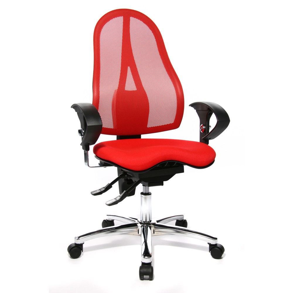 Productafbeelding nr. 2: Fitness-draaist., rugln. netstruct., hg. verstlb. arml., rd