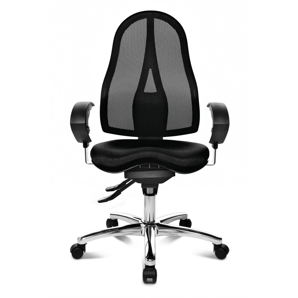 Product afbeelding: Fitness-draaist., rugln. netstruct., hg. verstlb. arml.,zw
