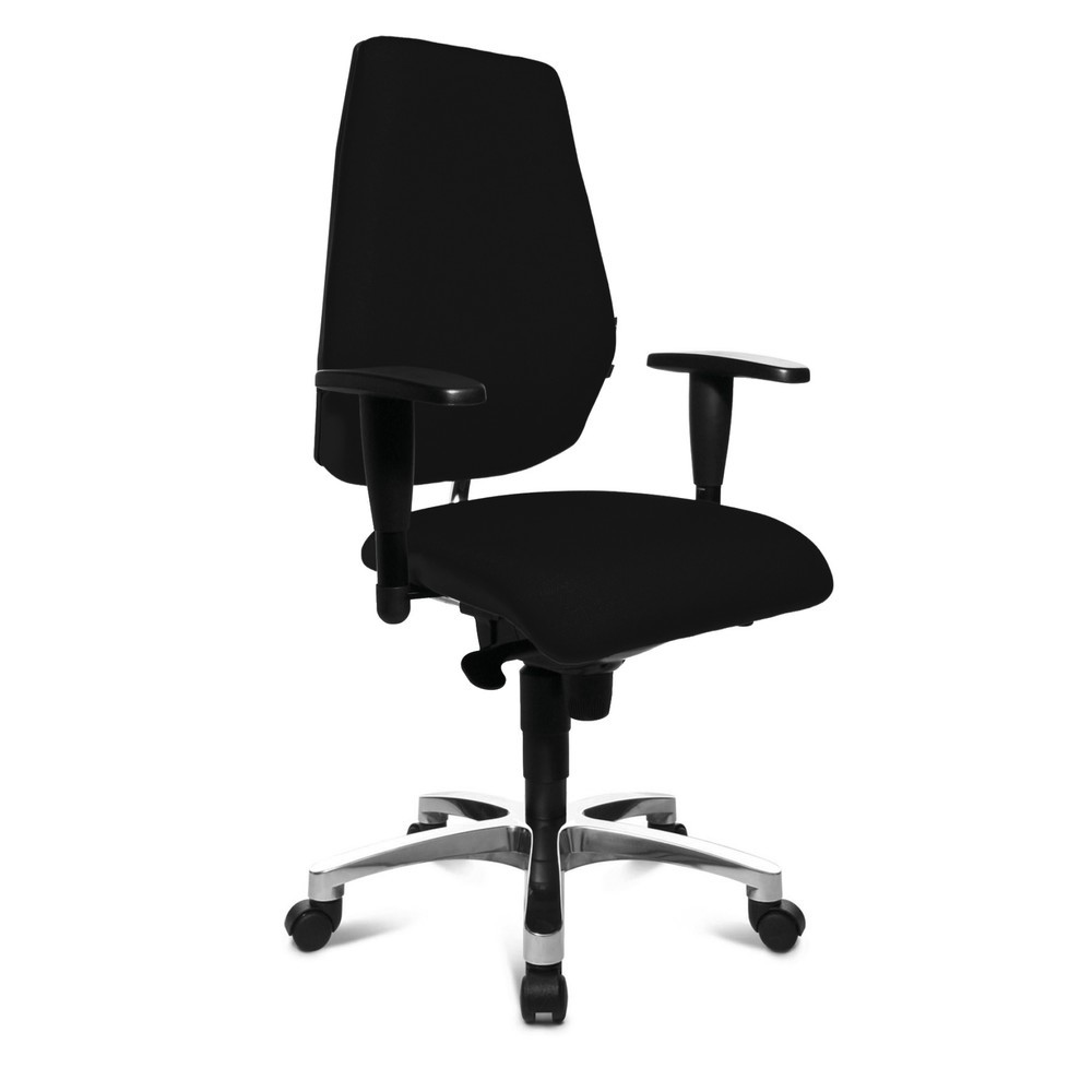 Productafbeelding nr. 1: Fitness-draaistoelen, hg./brd. verstelb. armleuningen, zwart