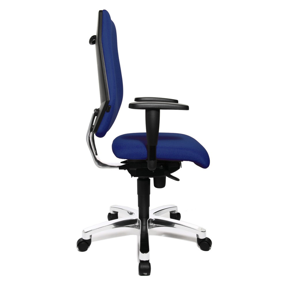Productafbeelding nr. 2: Fitness-draaistoelen, hg./brd. verstelb. armleun., kon.blauw