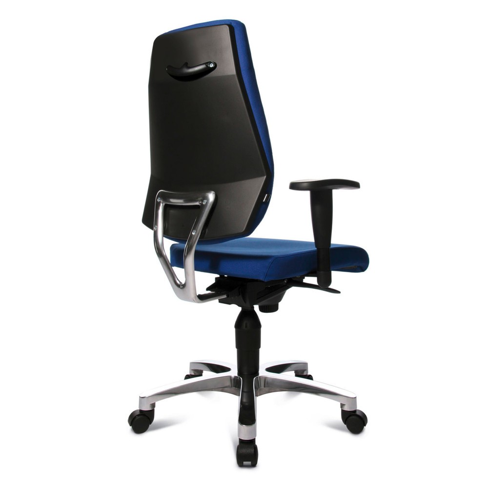 Productafbeelding nr. 3: Fitness-draaistoelen, hg./brd. verstelb. armleun., kon.blauw