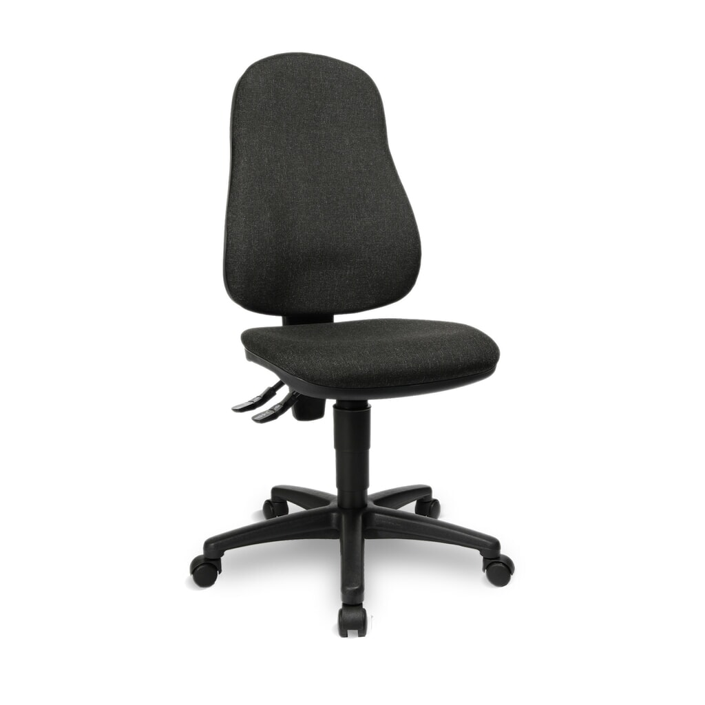 Product afbeelding: Draaibare bureaustoel m ergonomische zitting, antracietgrijs
