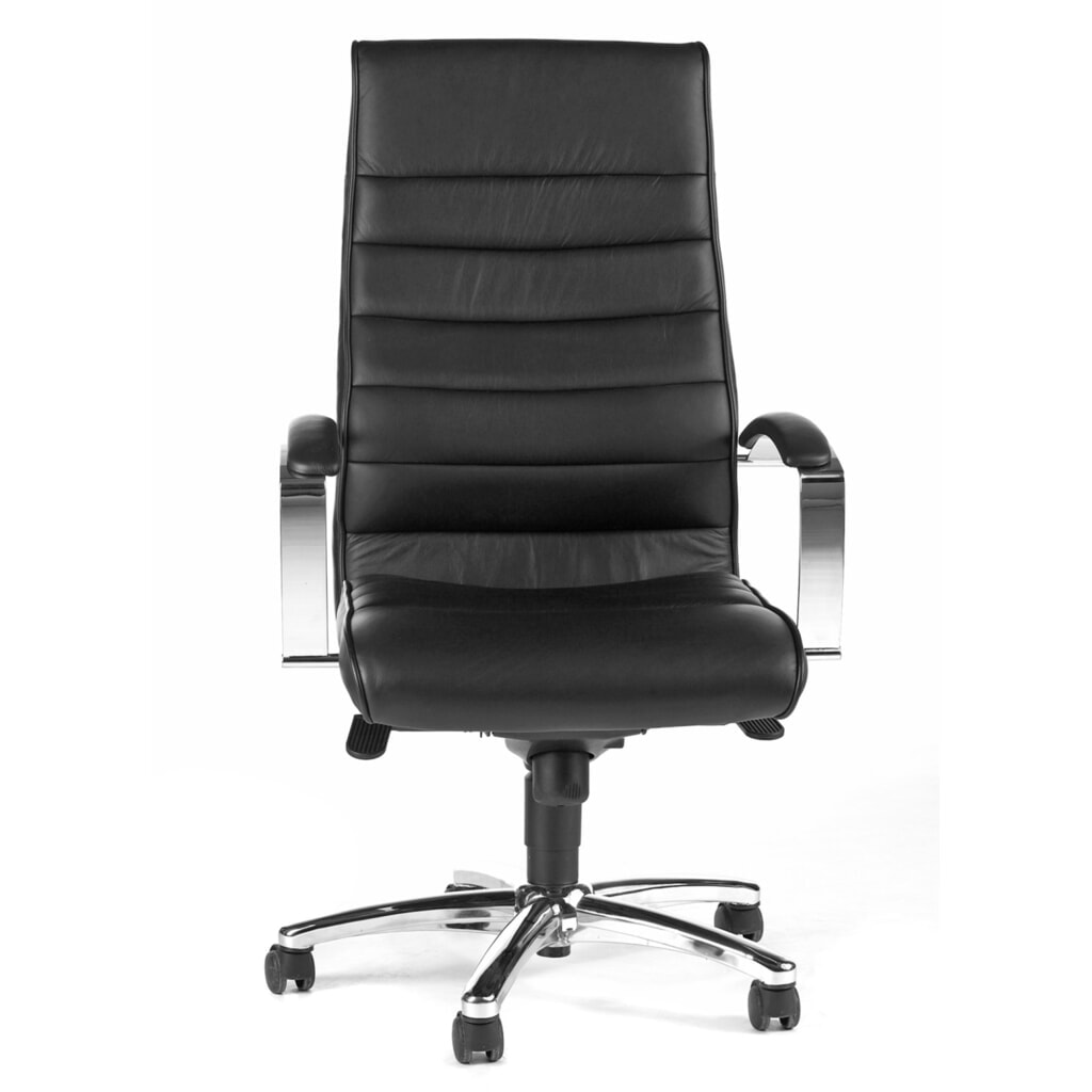 Draaibare bureaustoel Topstar® TD LUX 10, bureaustoel kantelmechanisme, incl. armleuningen, zwart Product afbeelding: Draaibare bureaustoel Topstar® TD LUX 10, bureaustoel kantelmechanisme, incl. armleuningen, zwart