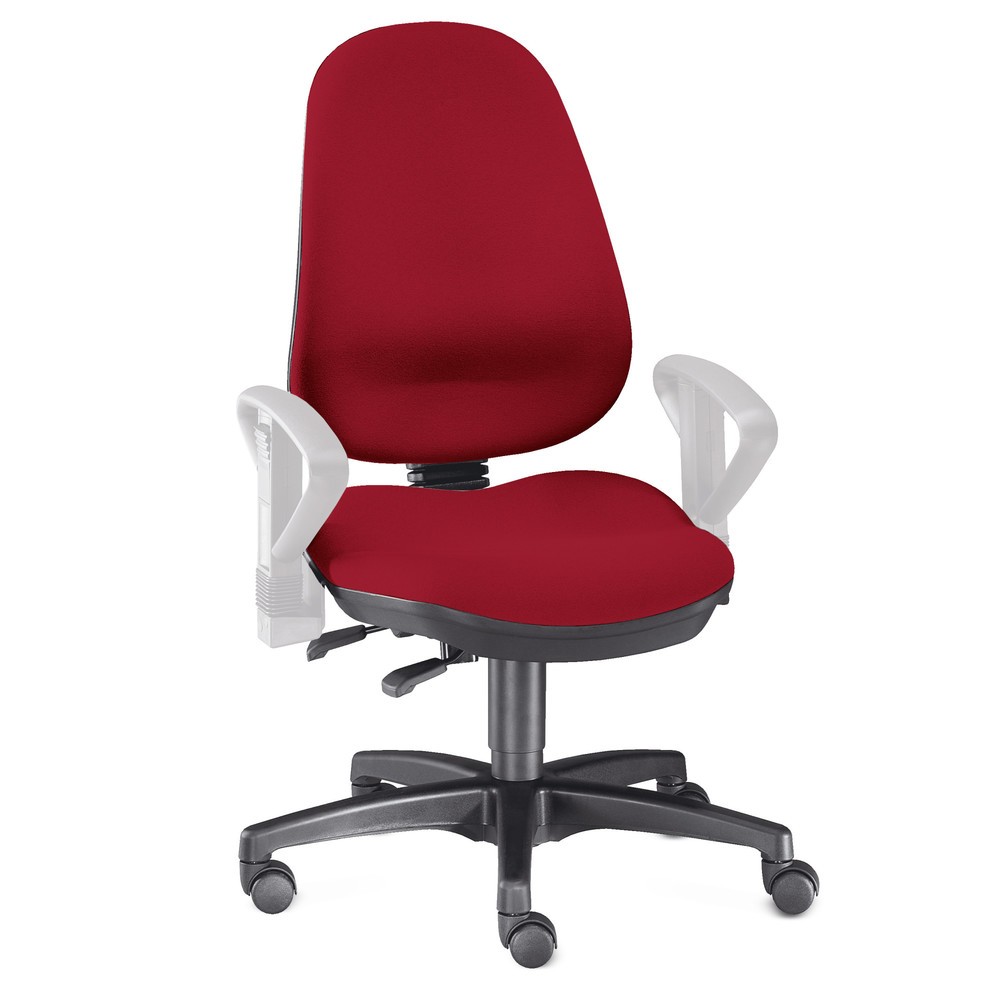 Product afbeelding: Bureaustoel RELAX, antiherniazitting, hoge rugleuning, zwart