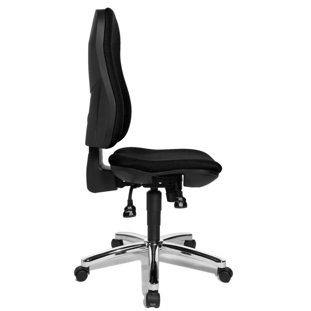 Bureaustoel Topstar® Support Syncro, tussenwervelschijf-zitting, zwart Productafbeelding nr. 4: Bureaustoel Topstar® Support Syncro, tussenwervelschijf-zitting, zwart