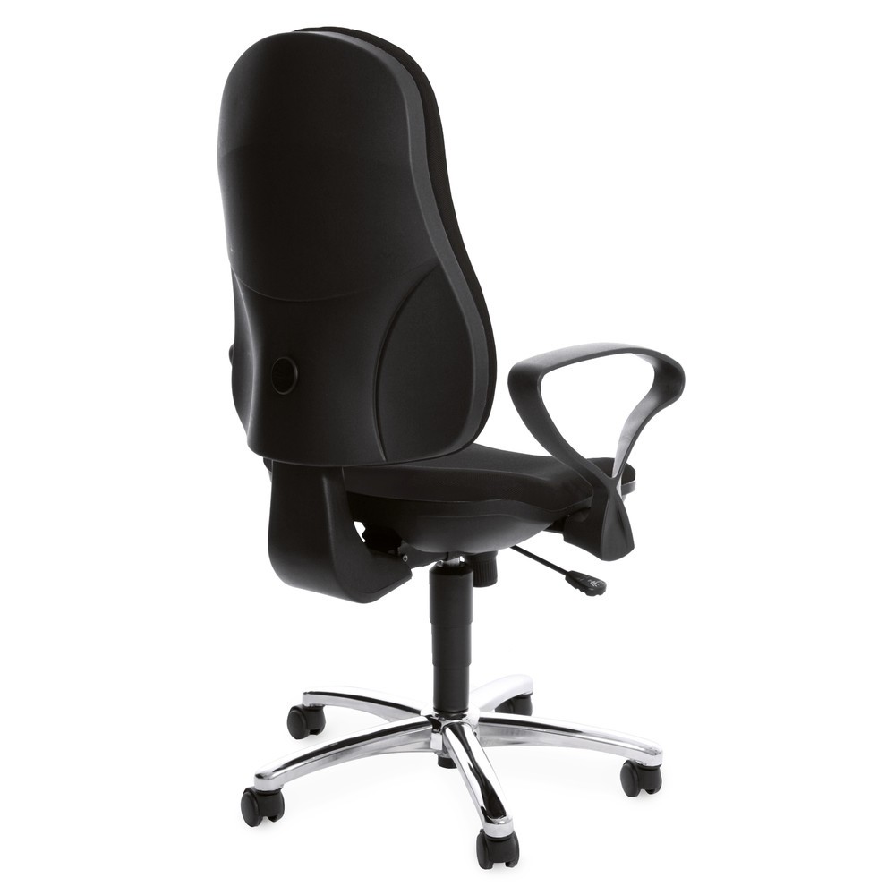 Productafbeelding nr. 5: Bureaustoel Topstar® Support Syncro, tussenwervelschijf-zitting, zwart