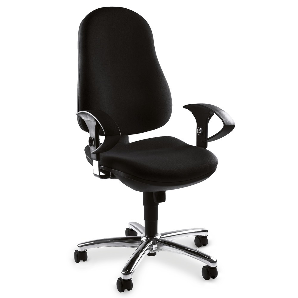 Productafbeelding nr. 7: Bureaustoel Topstar® Support Syncro, tussenwervelschijf-zitting, zwart