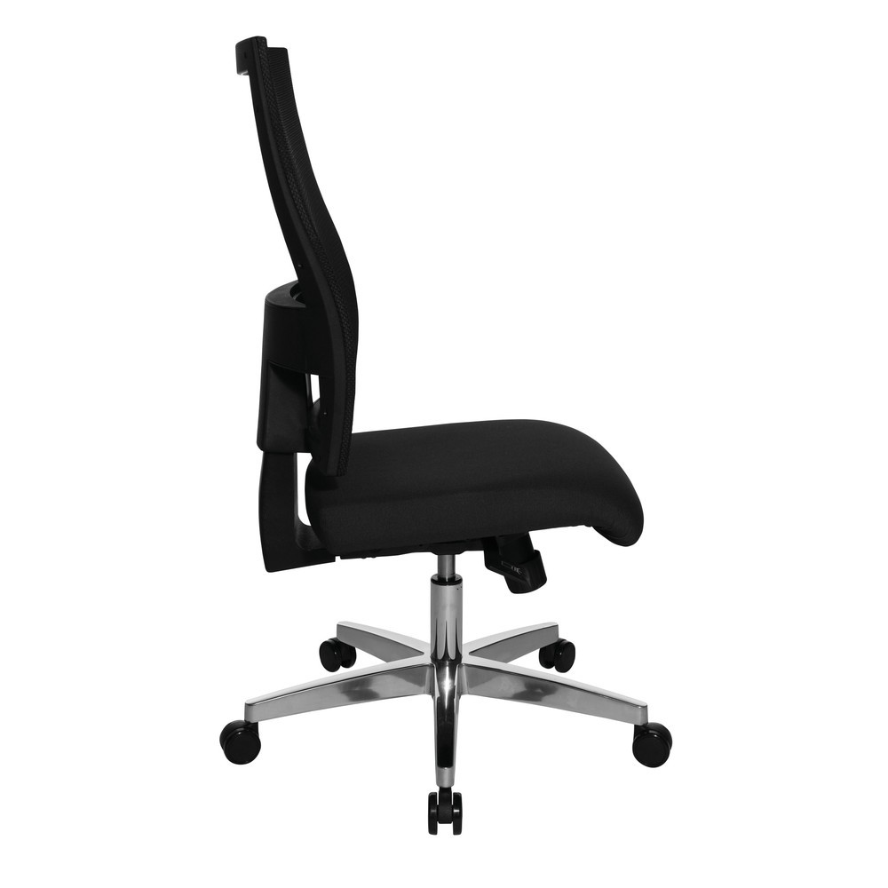 Productafbeelding nr. 4: Design-draaistoel in netoptiek met fitnessfunctie, zwart