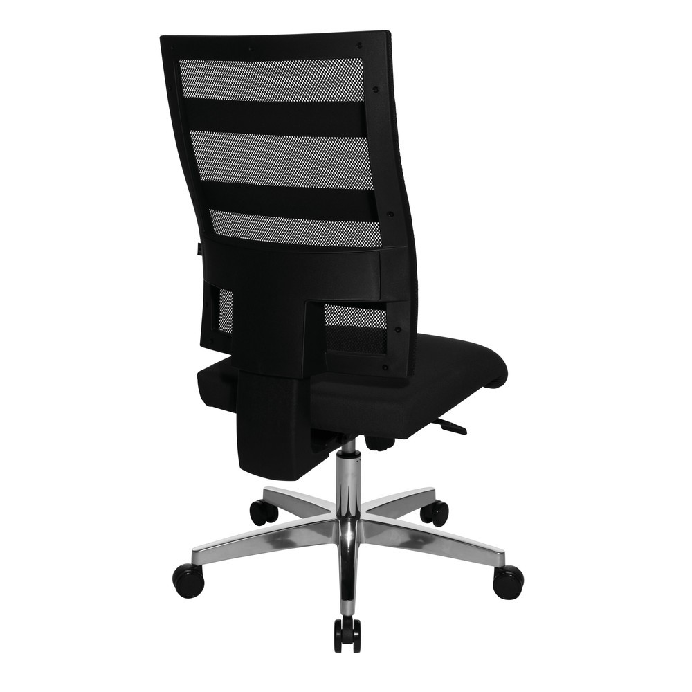 Productafbeelding nr. 5: Design-draaistoel in netoptiek met fitnessfunctie, zwart