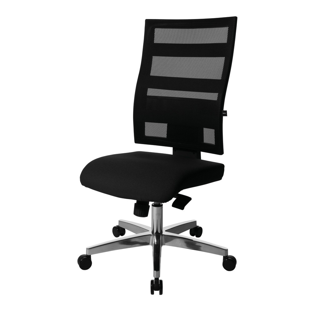Productafbeelding nr. 6: Design-draaistoel in netoptiek met fitnessfunctie, zwart