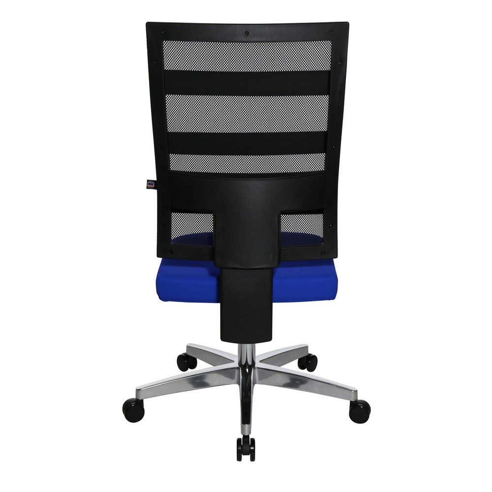 Productafbeelding nr. 5: Design-draaistoel in netoptiek met fitnessfunctie, blauw