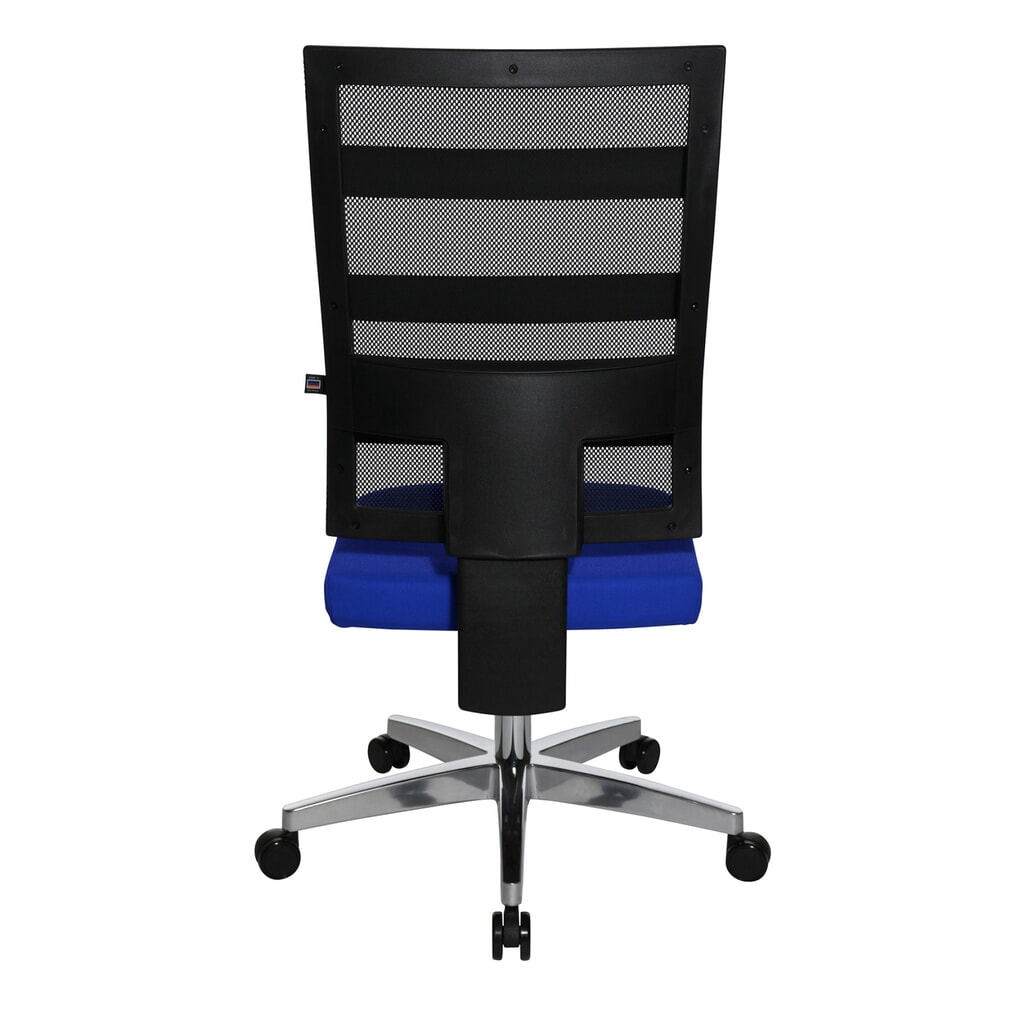 Design-draaistoel in netoptiek met fitnessfunctie, blauw Productafbeelding nr. 5: Design-draaistoel in netoptiek met fitnessfunctie, blauw