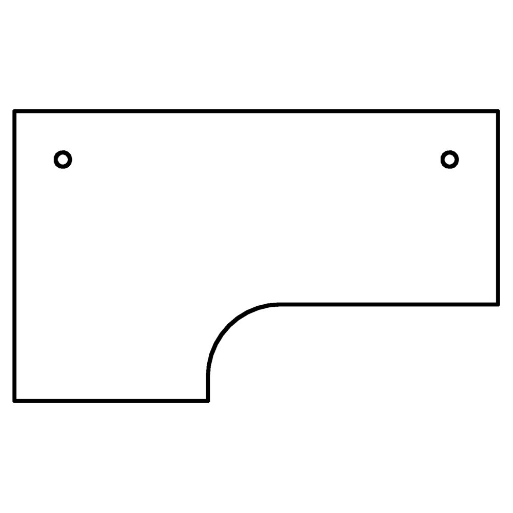 Productafbeelding nr. 2: Bureautafel Akzent, hoekvorm 90°, onderstel met 4 poten, bxd 2.000 x 1.200 mm, beuk