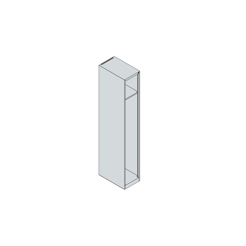 Productafbeelding nr. 4: C+P brandweerkast EXPERT, vloerglijders, 1 compartiment, hxbxd 1.850 x 300 x 500 mm, lichtgrijs