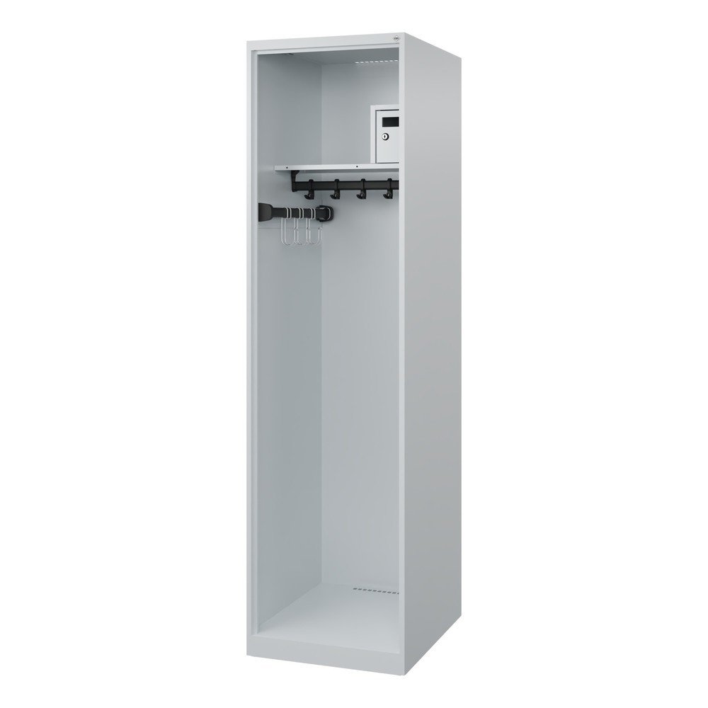 Productafbeelding nr. 1: C+P brandweerkast FLEXO, vloerglijders, 1 compartiment, hxbxd 1.850 x 500 x 600 mm, lichtgrijs
