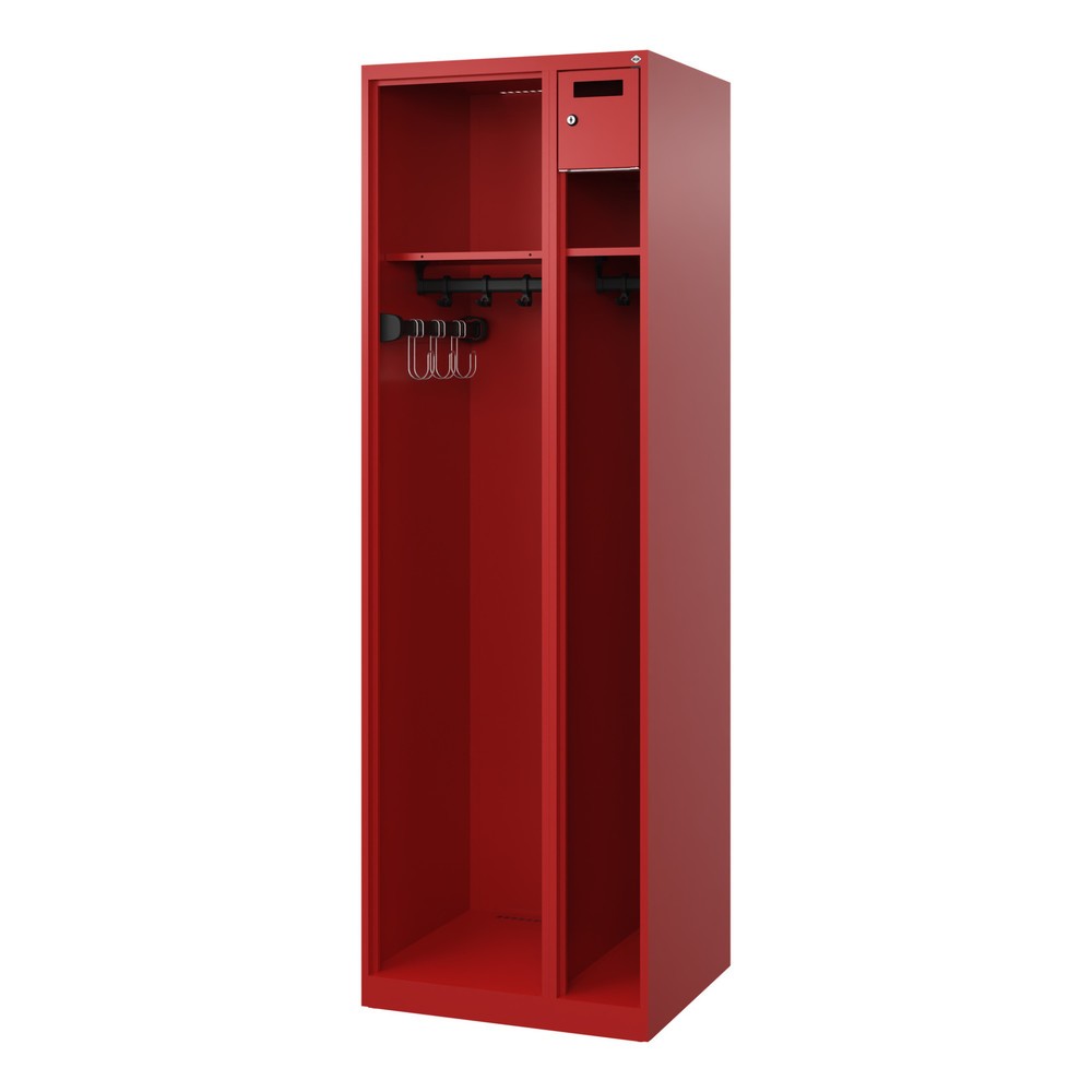 Productafbeelding nr. 4: C+P brandweerkast KOMBI Open, vloerglijders, 1 compartiment, hxbxd 1.850 x 600 x 500 mm, vuurrood