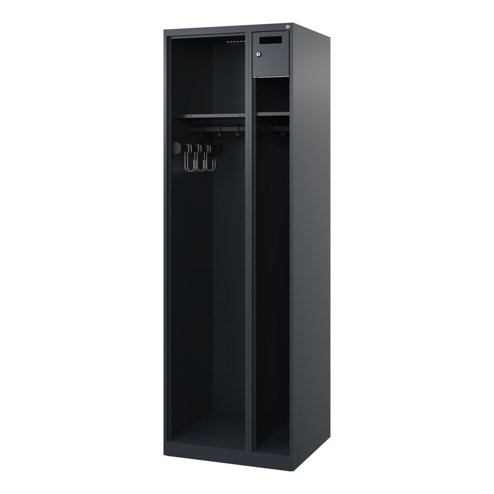 Productafbeelding nr. 4: C+P brandweerkast KOMBI Open, vloerglijders, 1 compartiment, hxbxd 1.850 x 600 x 500 mm, antracietgrijs