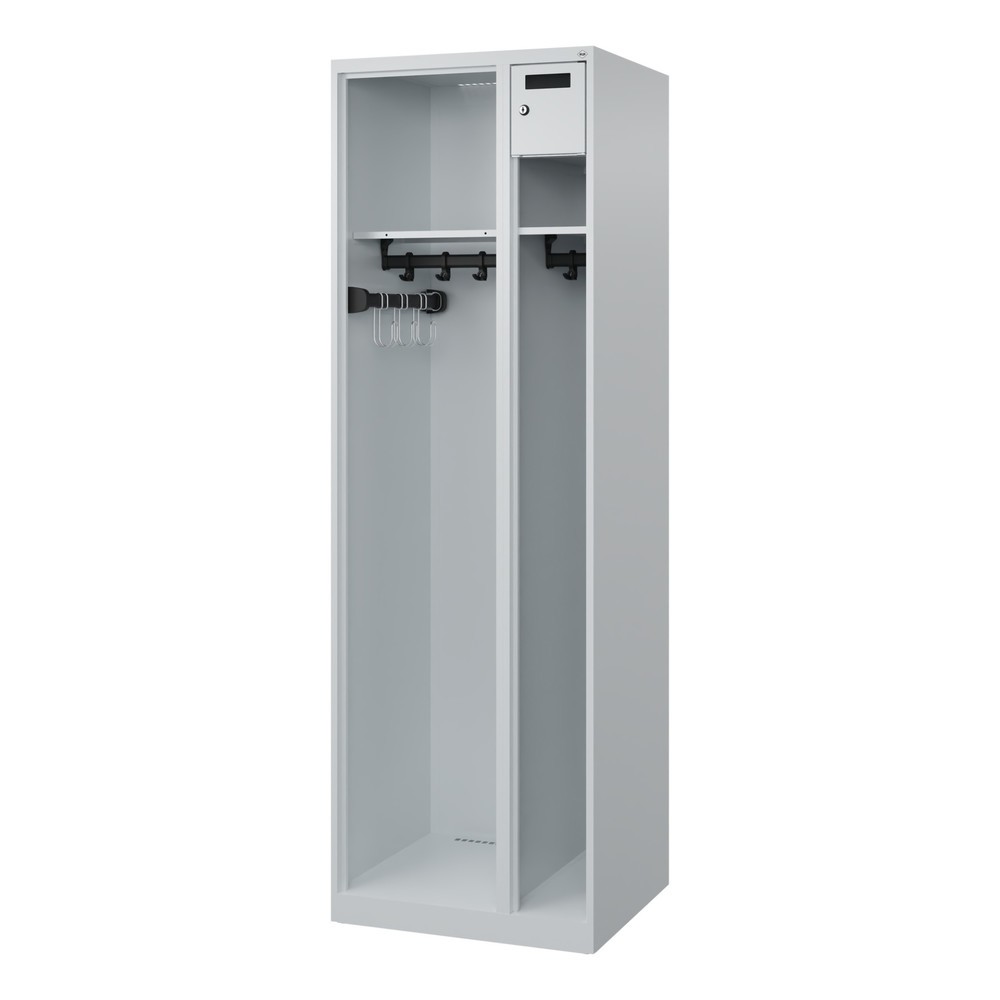 Productafbeelding nr. 4: C+P brandweerkast KOMBI Open, vloerglijders, 1 compartiment, hxbxd 1.850 x 600 x 500 mm, lichtgrijs