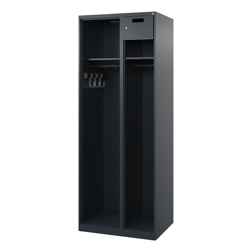 Productafbeelding nr. 4: C+P brandweerkast KOMBI Open, vloerglijders, 1 compartiment, hxbxd 1.850 x 700 x 500 mm, antracietgrijs