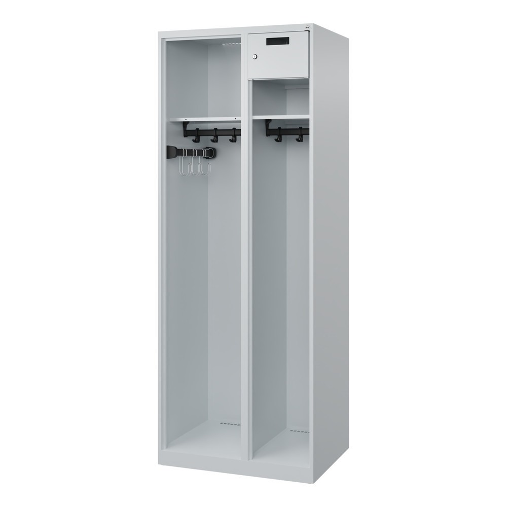 Productafbeelding nr. 4: C+P brandweerkast KOMBI Open, vloerglijders, 1 compartiment, hxbxd 1.850 x 700 x 500 mm, lichtgrijs