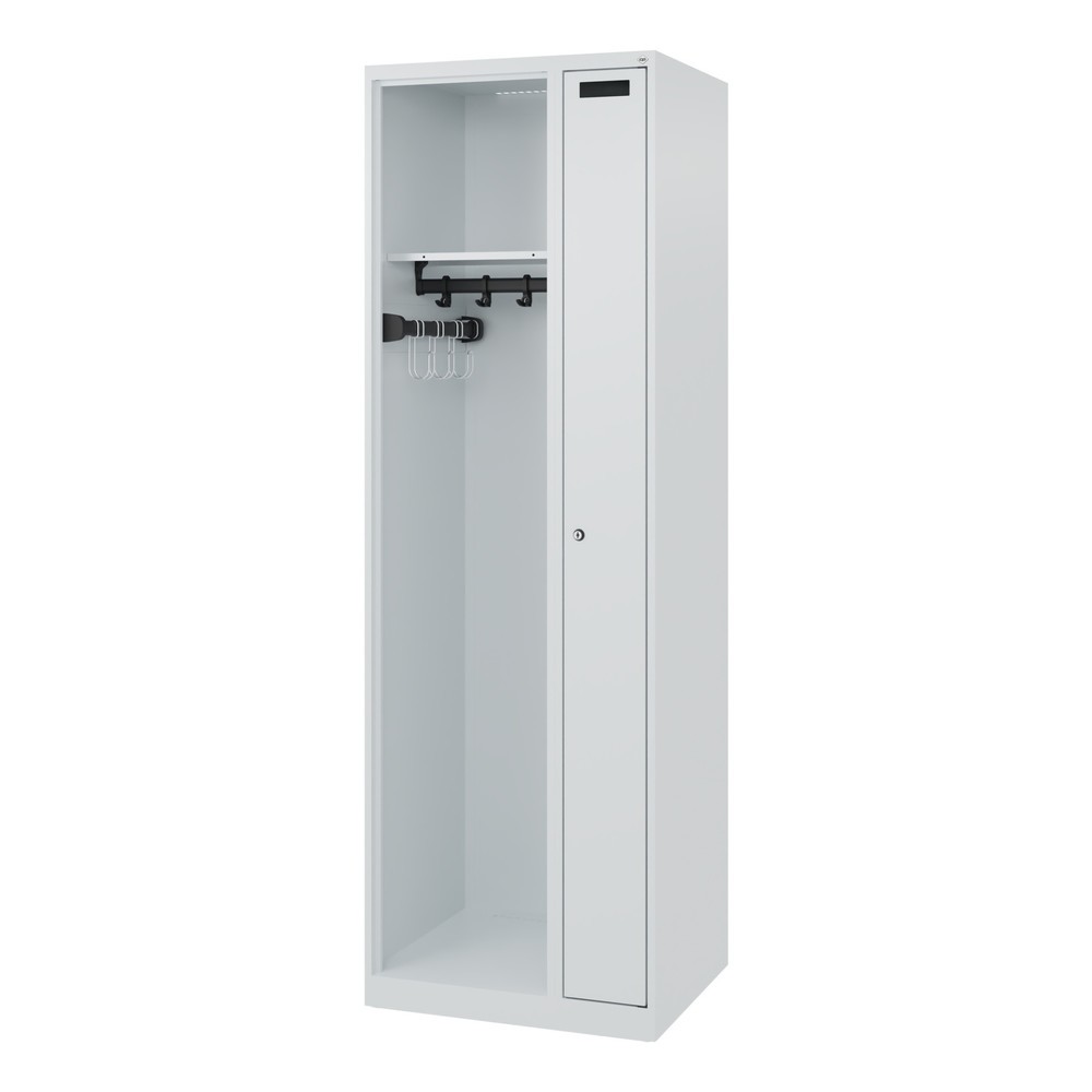 Productafbeelding nr. 5: C+P brandweerkast KOMBI, vloerglijders, 1 compartiment, hxbxd 1.850 x 600 x 500 mm, lichtgrijs