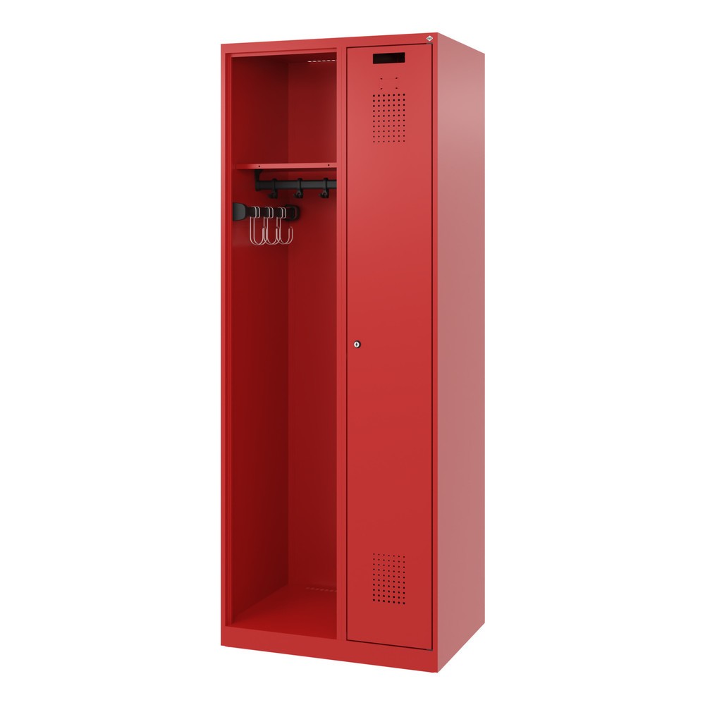 Productafbeelding nr. 5: C+P brandweerkast KOMBI, vloerglijders, 1 compartiment, hxbxd 1.850 x 700 x 500 mm, vuurrood
