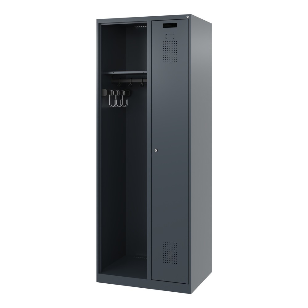 Productafbeelding nr. 5: C+P brandweerkast KOMBI, vloerglijders, 1 compartiment, hxbxd 1.850 x 700 x 500 mm, antracietgrijs