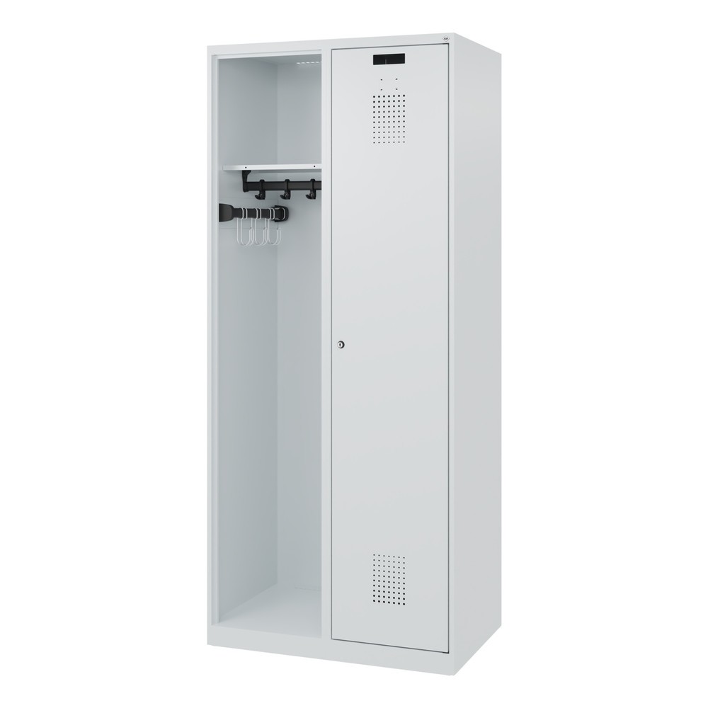 Productafbeelding nr. 5: C+P brandweerkast KOMBI, vloerglijders, 1 compartiment, hxbxd 1.850 x 800 x 500 mm, lichtgrijs