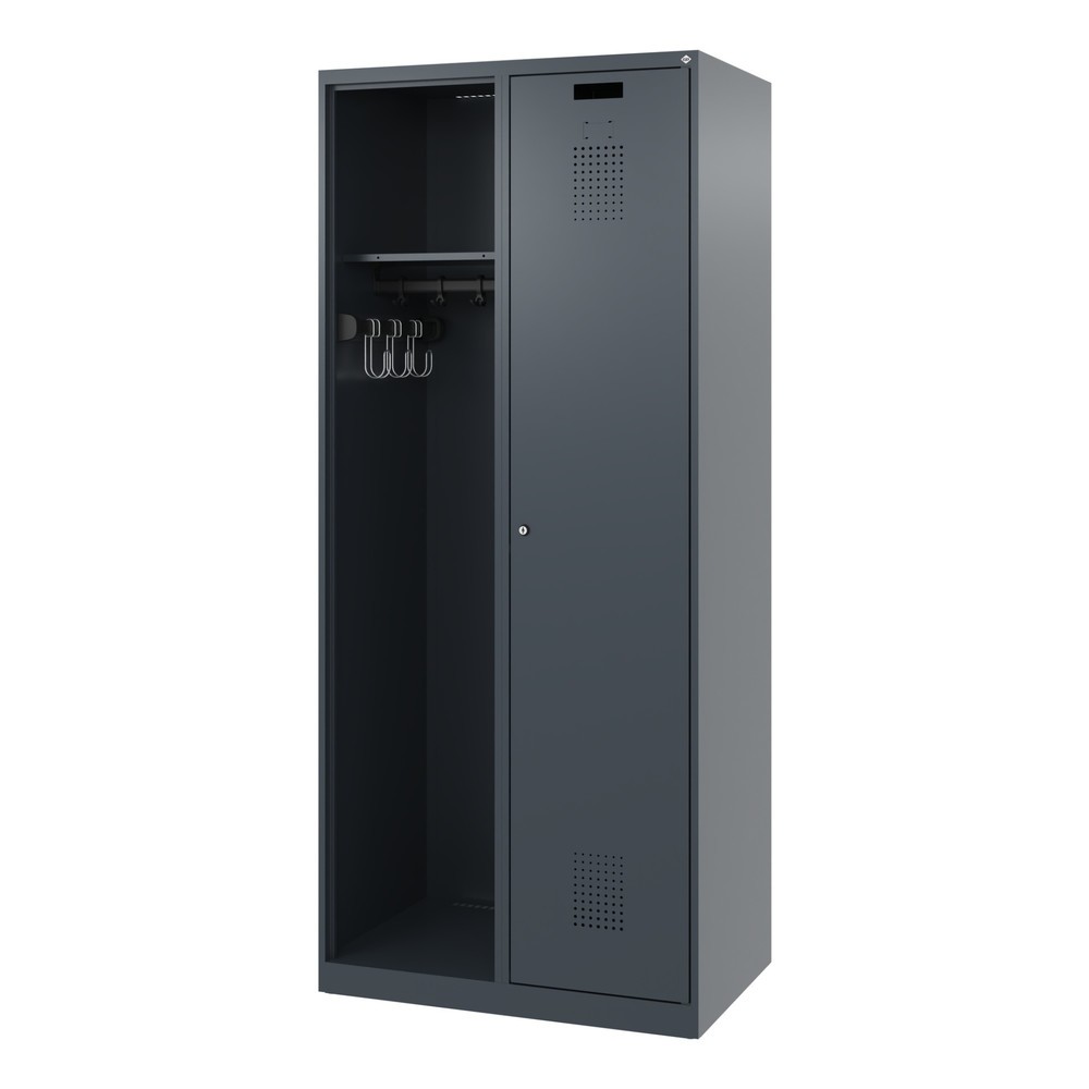 Productafbeelding nr. 5: C+P brandweerkast KOMBI, vloerglijders, 1 compartiment, hxbxd 1.850 x 800 x 500 mm, antracietgrijs