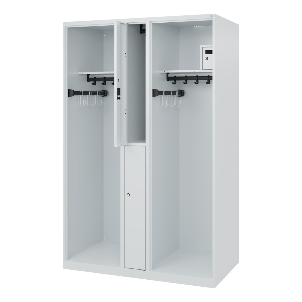 Product afbeelding: C+P brandweerkast MAXI, vloerglijders, hxbxd 1.850 x 1.200 x 600 mm, lichtgrijs