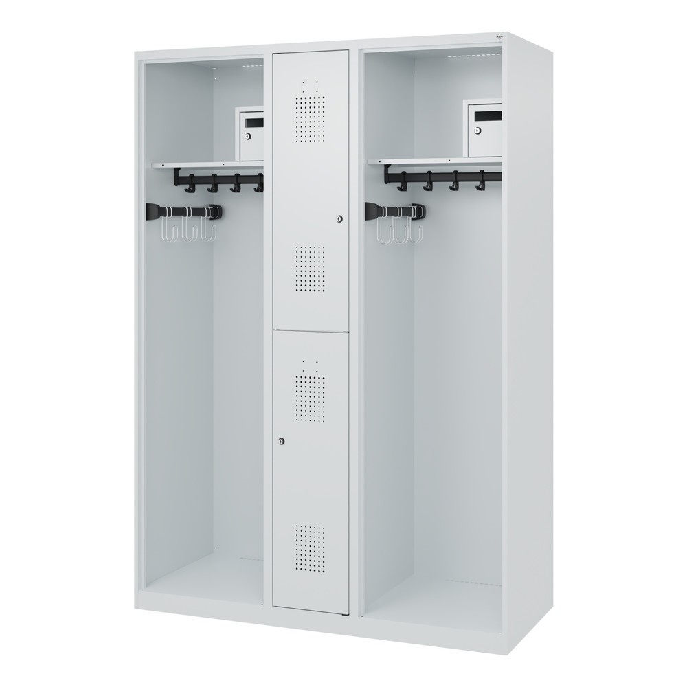 Productafbeelding nr. 5: C+P brandweerkast MAXI, vloerglijders, hxbxd 1.850 x 1.300 x 500 mm, lichtgrijs